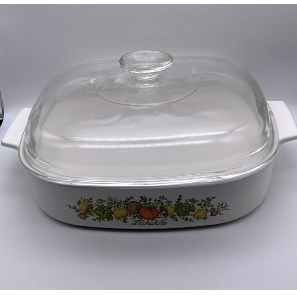 Vintage Corning Ware Spice Of Life Le Romarin Casserole Dish A-10-B W/Lid 2.5 L